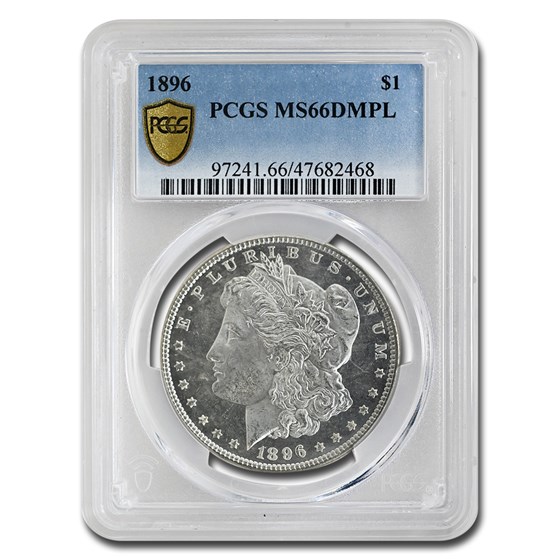 1896 Morgan Dollar MS-66 PCGS (DMPL) 1896 Morgan Dollar MS-66 PCGS (DMPL)