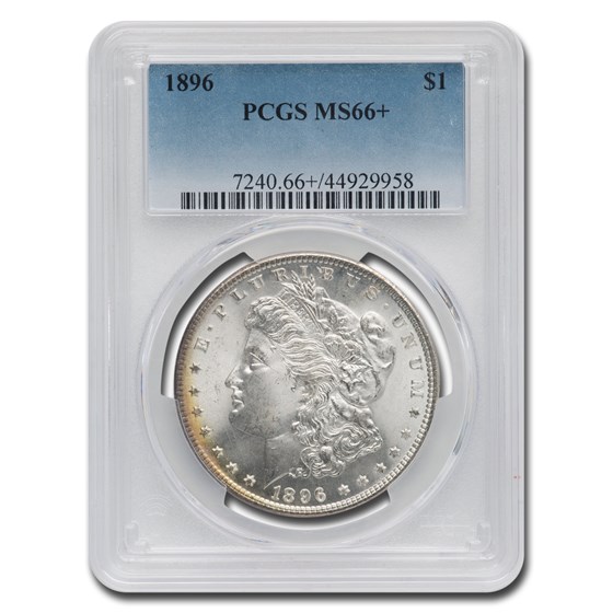 1896 Morgan Dollar MS-66+ PCGS 1896 Morgan Dollar MS-66+ PCGS