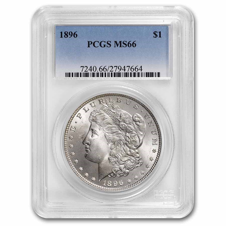 1896 Morgan Dollar MS-66 PCGS