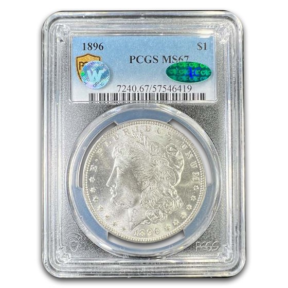 1896 Morgan Dollar MS-67 PCGS CAC