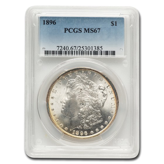1896 Morgan Dollar MS-67 PCGS 1896 Morgan Dollar MS-67 PCGS