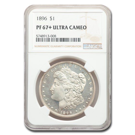 1896 Morgan Dollar PF-67+ UCAM NGC 1896 Morgan Dollar PF-67+ UCAM NGC