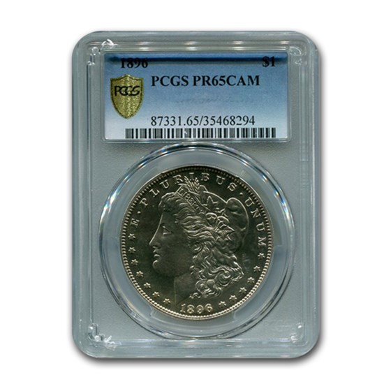 1896 Morgan Dollar PR-65 Cameo PCGS 1896 Morgan Dollar PR-65 Cameo PCGS