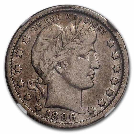 1896-O Barber Quarter VF-20 NGC 1896-O Barber Quarter VF-20 NGC