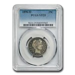 1896-O Barber Quarter VF-25 PCGS
