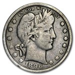 1896-O Barber Quarter VF