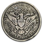 1896-O Barber Quarter VF
