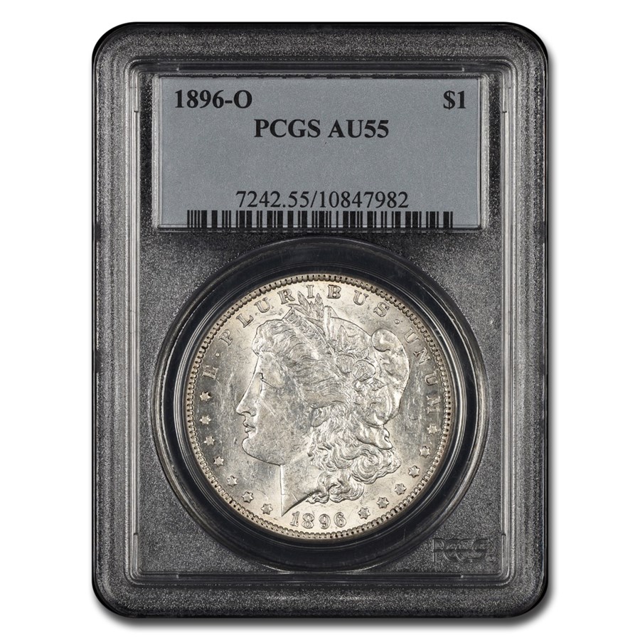 1896-O Morgan Dollar AU-55 PCGS