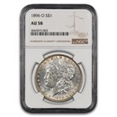 1896-O Morgan Dollar AU-58 NGC