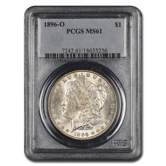 1896-O Morgan Dollar MS-61 PCGS