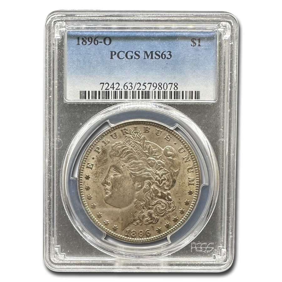 1896-O Morgan Dollar MS-63 PCGS