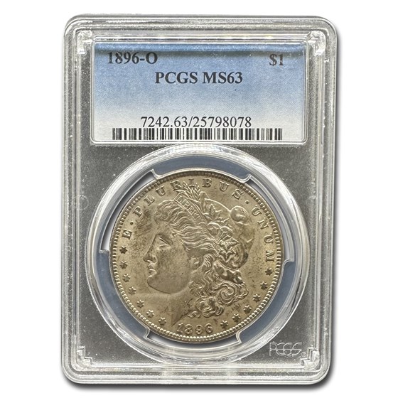 1896-O Morgan Dollar MS-63 PCGS 1896-O Morgan Dollar MS-63 PCGS