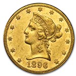 1896-S $10 Liberty Gold Eagle AU