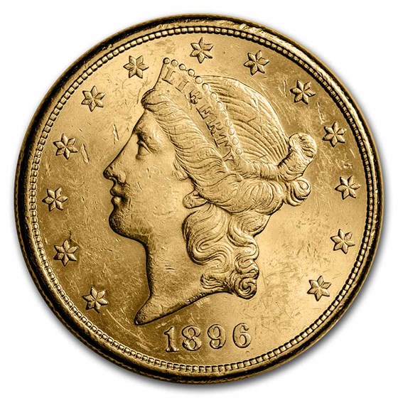 1896-S $20 Liberty Gold Double Eagle BU 1896-S $20 Liberty Gold Double Eagle BU