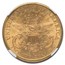 1896-S $20 Liberty Gold Double Eagle MS-61 NGC