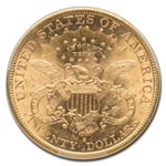 1896-S $20 Liberty Gold Double Eagle MS-61 PCGS