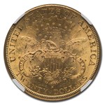 1896-S $20 Liberty Gold Double Eagle MS-63 NGC