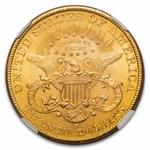 1896-S $20 Liberty Gold Double Eagle MS-63* NGC