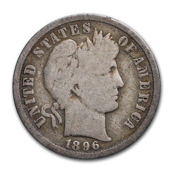 1896-S Barber Dime Good 1896-S Barber Dime Good