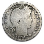 1896-S Barber Quarter AG