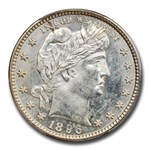 1896-S Barber Quarter MS-64 PCGS