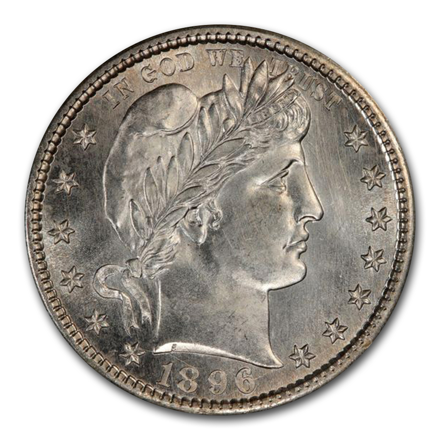 アメリカ　バーバークォーター　1896S 大特年　発行数18.8万枚　古銭 アメリカ バーバークォーター 1896S 大特年 発行数18.8万枚 古銭