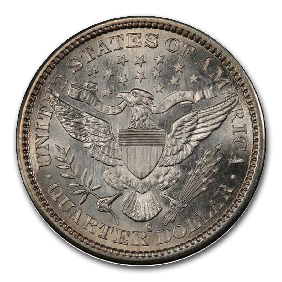 B*k様 アメリカ　バーバークォーター　1896S 大特年　発行数18.8万枚 B*k様 アメリカ バーバークォーター 1896S 大特年 発行数18.8万枚