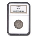 1896-S Barber Quarter VF-30 NGC