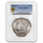 1896-S Morgan Dollar AU-58 PCGS