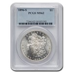 1896-S Morgan Dollar MS-62 PCGS