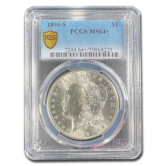 1896-S Morgan Dollar MS-64+ PCGS 1896-S Morgan Dollar MS-64+ PCGS