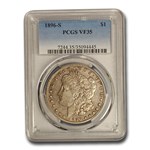 1896-S Morgan Dollar VF-35 PCGS