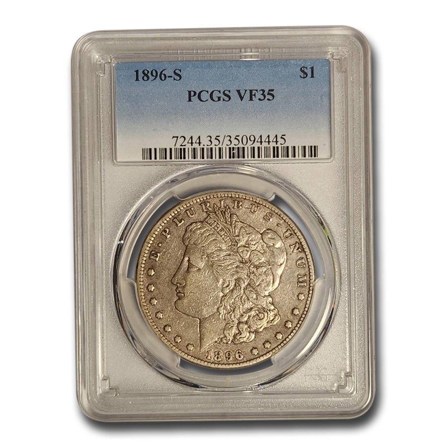 1896-S Morgan Dollar VF-35 PCGS
