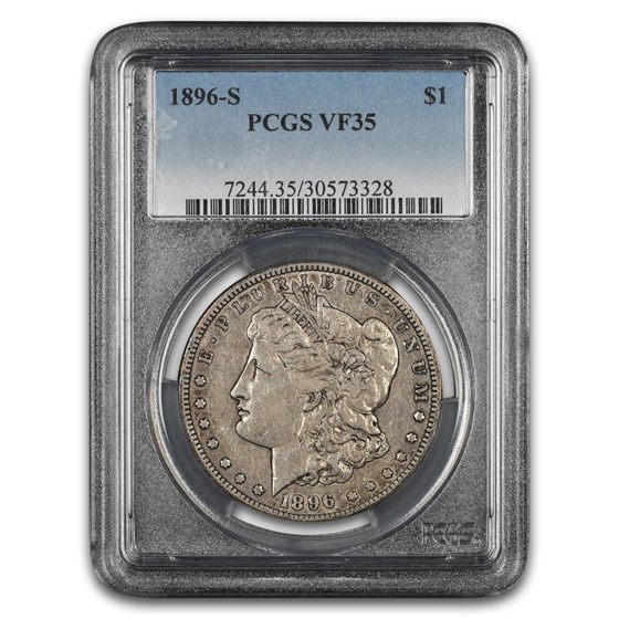 1896-S Morgan Dollar VF-35 PCGS