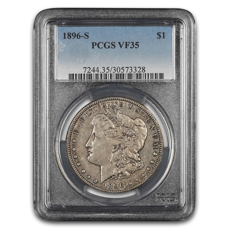 1896-S Morgan Dollar VF-35 PCGS