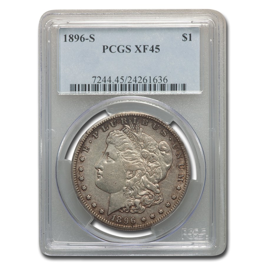 1896-S Morgan Dollar XF-45 PCGS