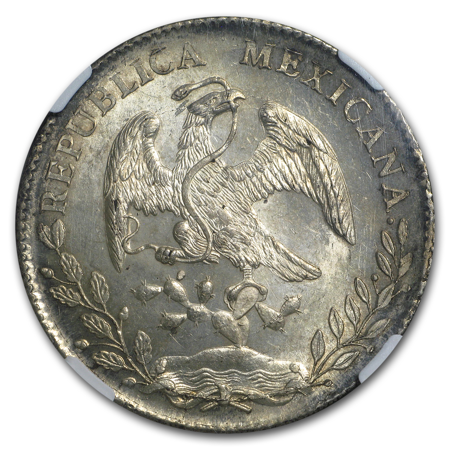 Buy 1896 Zs FZ Mexico Silver 8 Reales MS-65 NGC | APMEX