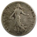 1897-1920 French Third Rep Silver 50 Centimes The Sower Avg Circ
