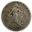 1897-1920 French Third Rep Silver 50 Centimes The Sower Avg Circ