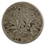 1897-1920 French Third Rep Silver 50 Centimes The Sower Avg Circ