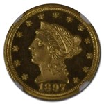 1897 $2.50 Liberty Gold Quarter Eagle PF-65 UCAM NGC