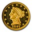 1897 $2.50 Liberty Gold Quarter Eagle PF-65 UCAM NGC