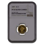 1897 $2.50 Liberty Gold Quarter Eagle PF-65 UCAM NGC