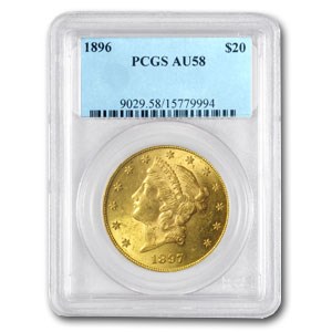 1897 $20 Liberty Gold DBL Eagle AU-58 PCGS 1897 $20 Liberty Gold DBL Eagle AU-58 PCGS