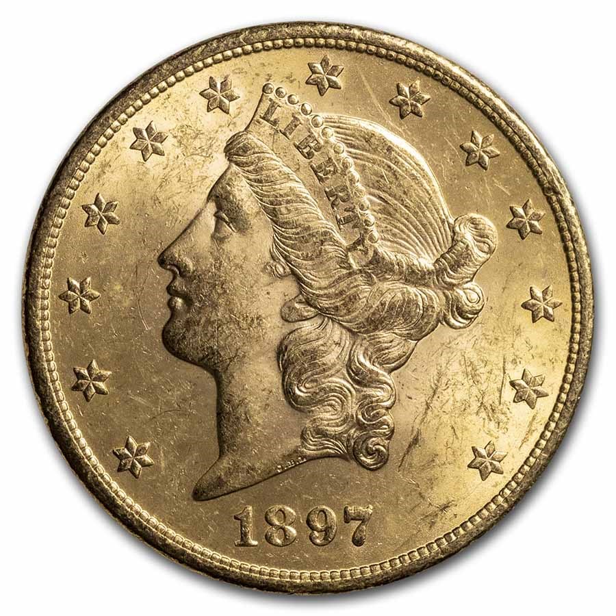 1897 $20 Liberty Gold Double Eagle BU