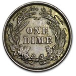 1897 Barber Dime BU