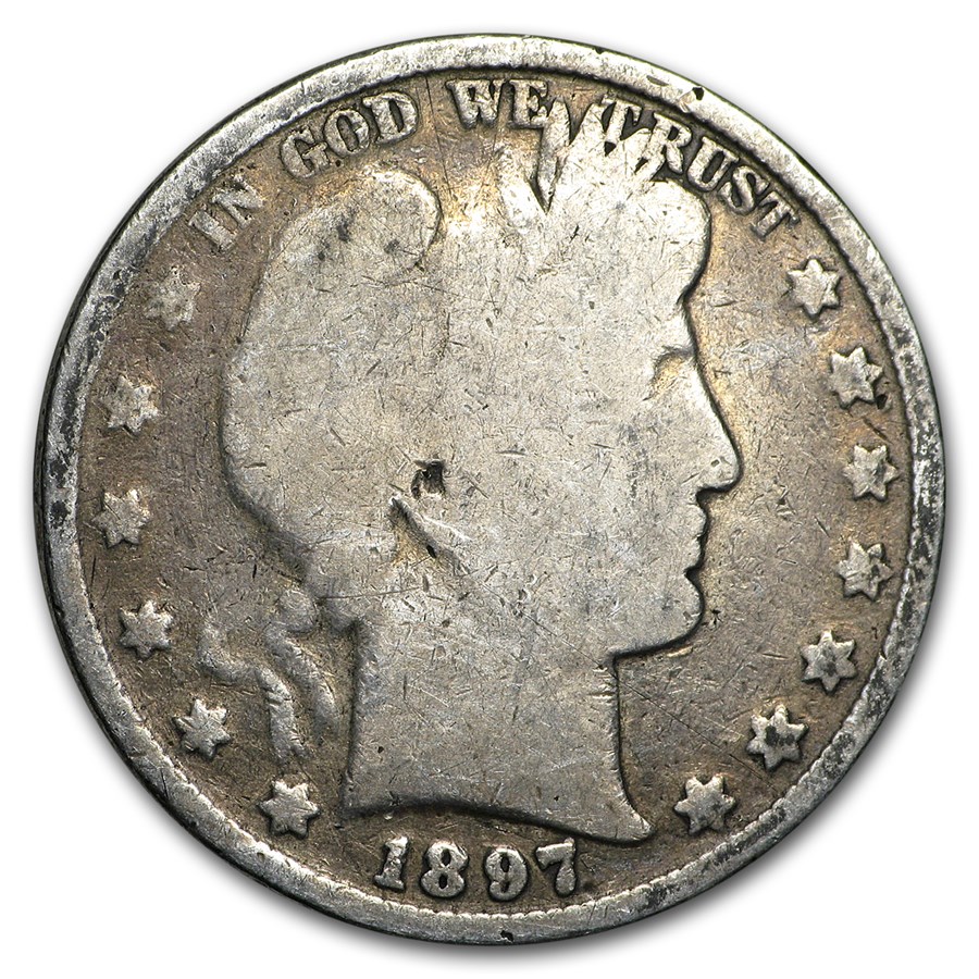 1897 Barber Half Dollar AG
