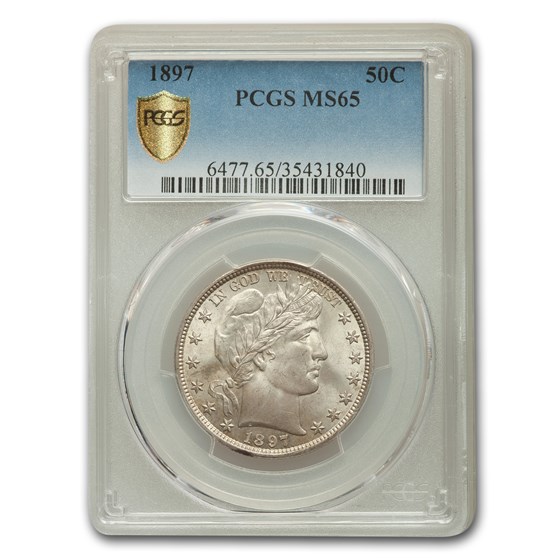 1897 Barber Half Dollar MS-65 PCGS 1897 Barber Half Dollar MS-65 PCGS