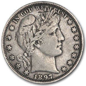 1897 Barber Half Dollar XF Details 1897 Barber Half Dollar XF Details