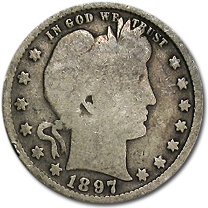 1897 Barber Quarter Good/VG 1897 Barber Quarter Good/VG